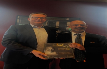 Ambassador Mridul Kumar met Prof. Dr. Michael Schaepman, President of University of Zurich (UZH) on 03 May 2024.